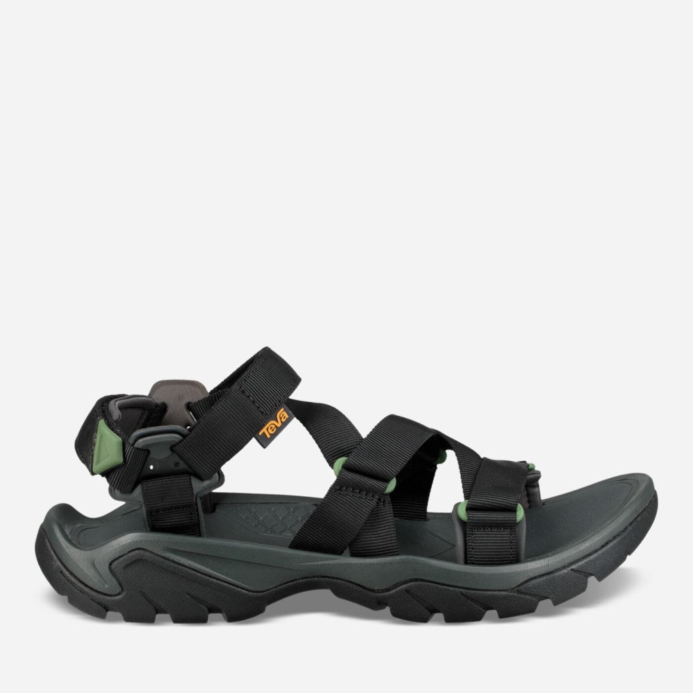 Teva Terra Fi 5 Sport - Men's Teva Sandals - Black | India (RNHA94387)